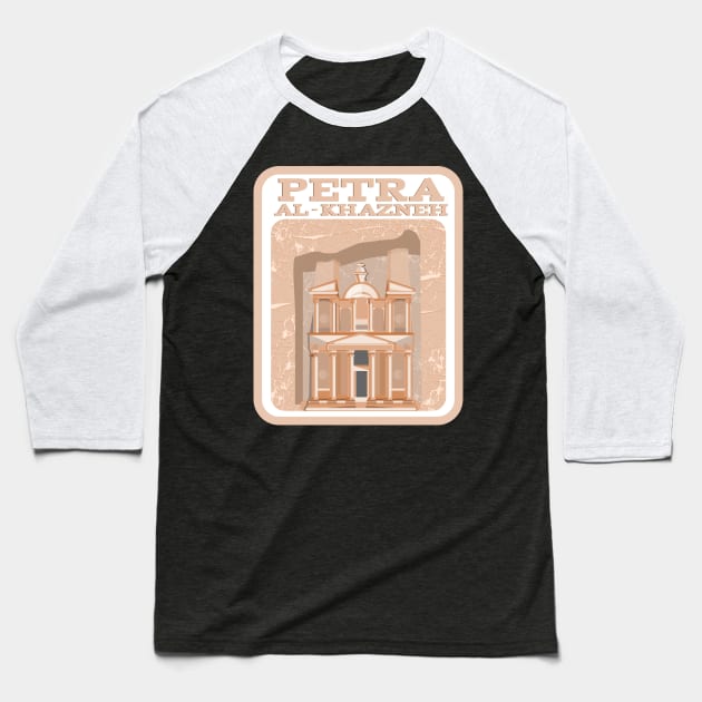 Petra Jordan Baseball T-Shirt by mailboxdisco